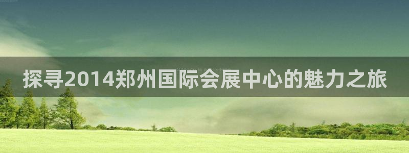 果博平台赖不赖：探寻2014郑州国际会展