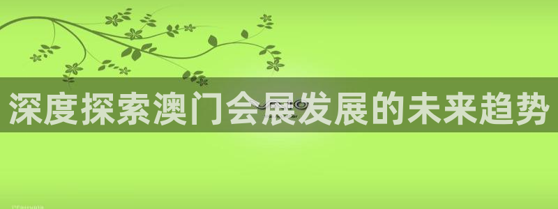 果博平台怎么下载?：深度探索澳门会展发展