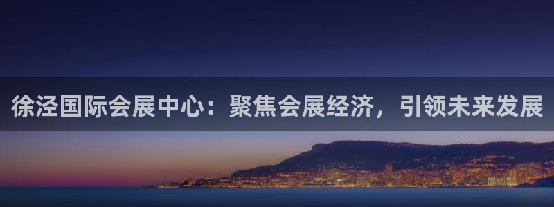 果博平台真实吗知乎推荐：徐泾国际会展中心：聚焦会展经济，引领未来发展
