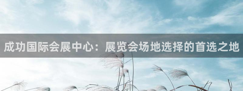 果博公司会员注册：成功国际会展中心：展览会场地选择的首选之地